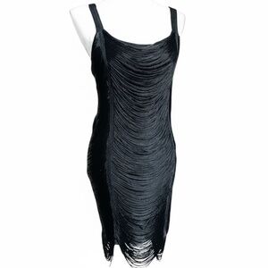 H&M Tassel Wiggle Women's Dress, Size XS